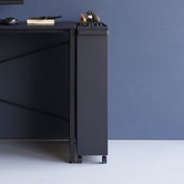Yamazaki Blaire Steel Mobile Book Cart