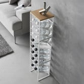 Yamazaki Tower 8 Tier Wine Rack