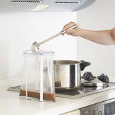 Yamazaki White Tosca Metal Kitchen Echo Stand