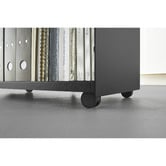 Yamazaki Black &amp; Walnut Tower Kitchen Trolley