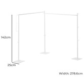 Yamazaki Tower 2-Bar Collapsible Clothes Drying Rack