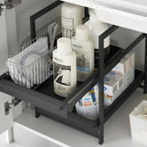 Yamazaki Tower 2 Tier Slide-Out Under Sink Organiser