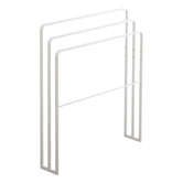 Yamazaki Tower 700 x 800mm White 3 Bar Towel Stand