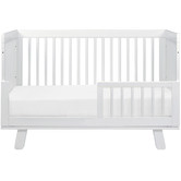 babyletto Hudson New Zealand Pine Wood Cot | Temple & Webster