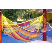 Leyla &amp; Sol Outdoor Cotton Mexican Hammock