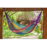 Leyla &amp; Sol Cotton Mexican Hammock