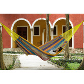 Leyla &amp; Sol Outdoor Cotton Mexican Hammock