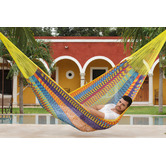 Leyla &amp; Sol Outdoor Cotton Mexican Hammock