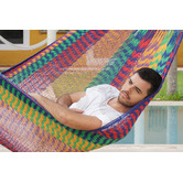 Leyla &amp; Sol Outdoor Cotton Mexican Hammock