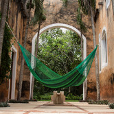 Leyla &amp; Sol Cotton Mexican Hammock