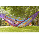 Leyla &amp; Sol Outdoor Cotton Mexican Hammock