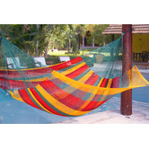 Leyla &amp; Sol Outdoor Cotton Mexican Hammock