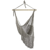 Leyla &amp; Sol Octavio Hand-Woven Cotton Mexican Chair Hammock