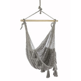 Leyla &amp; Sol Carlos Hand-Woven Cotton Mexican Chair Hammock