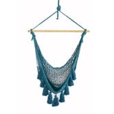 Leyla &amp; Sol Carlos Hand-Woven Cotton Mexican Chair Hammock