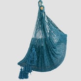 Leyla &amp; Sol Carlos Hand-Woven Cotton Mexican Chair Hammock