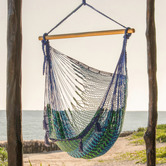 Leyla &amp; Sol Gabriela Hand-Woven Cotton Mexican Chair Hammock