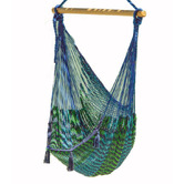 Leyla &amp; Sol Gabriela Hand-Woven Cotton Mexican Chair Hammock