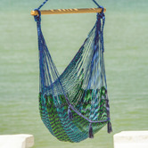 Leyla &amp; Sol Gabriela Hand-Woven Cotton Mexican Chair Hammock