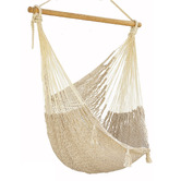 Leyla &amp; Sol Javier Hand-Woven Cotton Mexican Chair Hammock
