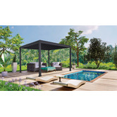 Coolaroo 3.6m Fairhaven Aluminium Louvred Gazebo