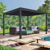 Coolaroo 3.6m Fairhaven Aluminium Louvred Gazebo