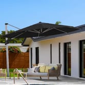 Coolaroo 3.5m Ventas Round Cantilever Umbrella