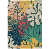 Brink &amp; Campman Teal Estella Submarine Hand-Tufted Rug