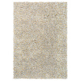 Brink &amp; Campman Mustard Young Hand-Tufted Pure New Wool Shag Rug