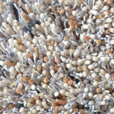 Brink &amp; Campman Grey Young Hand-Tufted Pure New Wool Shag Rug