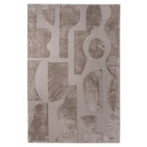 Brink &amp; Campman Cement Twinset Mural Tufted Wool Rug