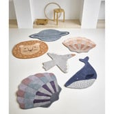Brink &amp; Campman Lilac Decor Shell Hand-Tufted Wool Rug