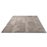 Brink &amp; Campman Cement Twinset Mural Tufted Wool Rug