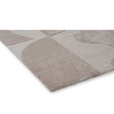 Brink &amp; Campman Cement Twinset Mural Tufted Wool Rug