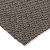Brink &amp; Campman Grey &amp; Taupe Lace Hand-Hooked Indoor/Outdoor Rug
