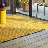 Brink &amp; Campman Mustard Lace Hand-Hooked Indoor/Outdoor Rug