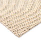 Brink &amp; Campman White Sand Lace Hand-Hooked Indoor/Outdoor Rug