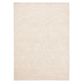Brink &amp; Campman White Sand Lace Hand-Hooked Indoor/Outdoor Rug