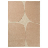 Brink &amp; Campman Caramel Bruta Hand-Tufted Pure New Wool Rug