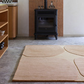 Brink &amp; Campman Caramel Bruta Hand-Tufted Pure New Wool Rug