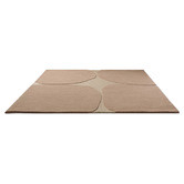 Brink &amp; Campman Caramel Bruta Hand-Tufted Pure New Wool Rug