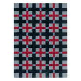 Brink &amp; Campman Royal Blue Decor Milano Hand-Tufted Pure New Wool Rug