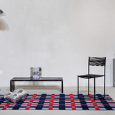 Brink &amp; Campman Royal Blue Decor Milano Hand-Tufted Pure New Wool Rug