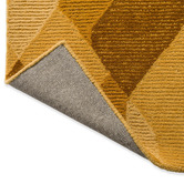 Brink &amp; Campman Straw Yellow Decor Riff Pure Hand-Tufted New Wool Rug