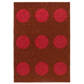 Brink &amp; Campman Red Habitat Festival Dots Outdoor Rug