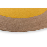 Brink &amp; Campman Yellow Habitat Festival Round Outdoor Rug