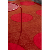Brink &amp; Campman Red Habitat Festival Dots Outdoor Rug