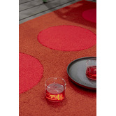Brink &amp; Campman Red Habitat Festival Dots Outdoor Rug