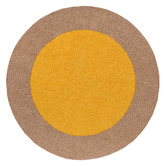 Brink &amp; Campman Yellow Habitat Festival Round Outdoor Rug