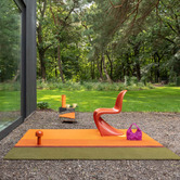 Brink &amp; Campman Orange &amp; Green Habitat Festival Outdoor Rug